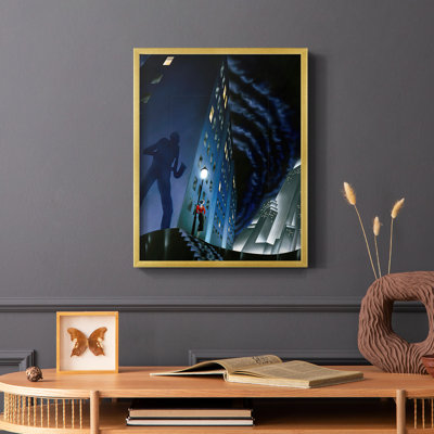 The Shadow Framed Print - Solid Wood