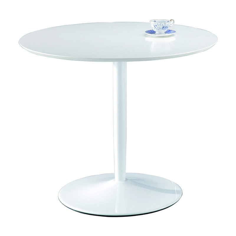 Dora Round Metal Base Dining Table