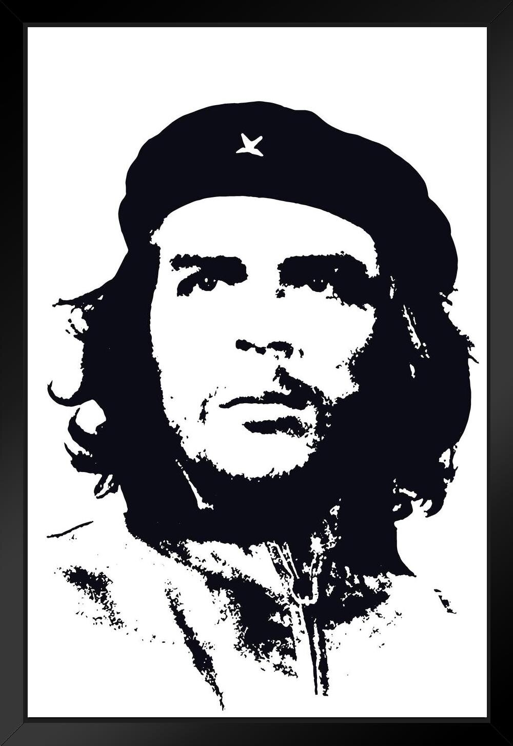 Abstract Che Guevara Black and Red High Contrast Pop Art Essential T-Shirt  for Sale by Dator