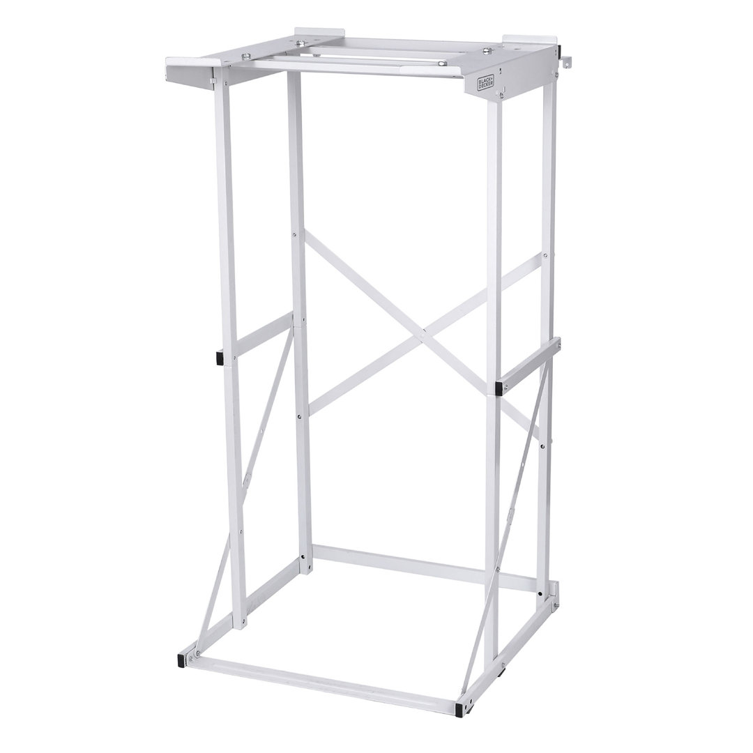 BCDPW Series BLACK+DECKER BWDS Washer Dryer Stacking Rack Stand, White BLACK+DECKER