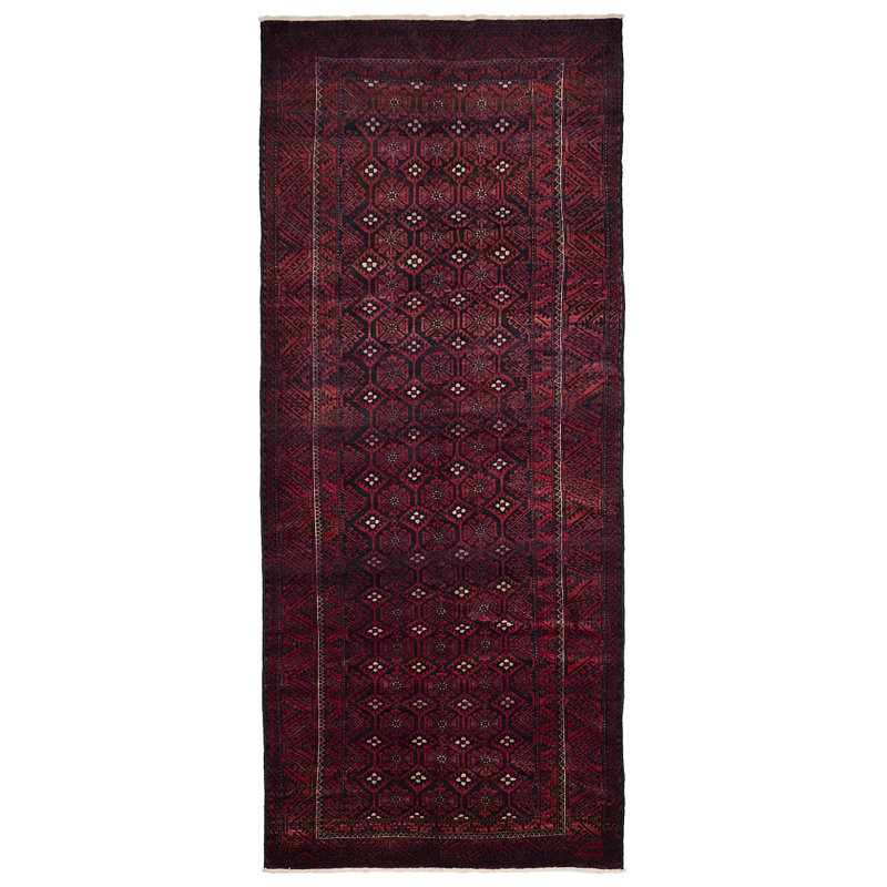 Tapis rouge Teimani 5 pi 4 po x 13 pi 0 po