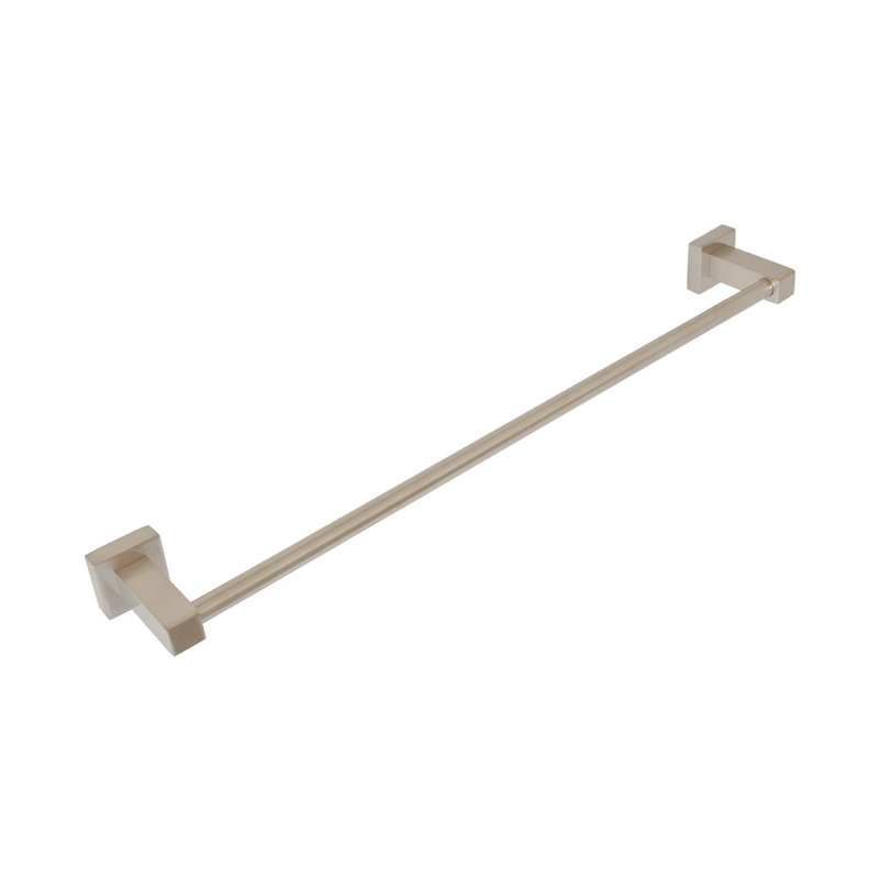 Kubista Wall Mounted Towel Bar, Brushed Nickel
