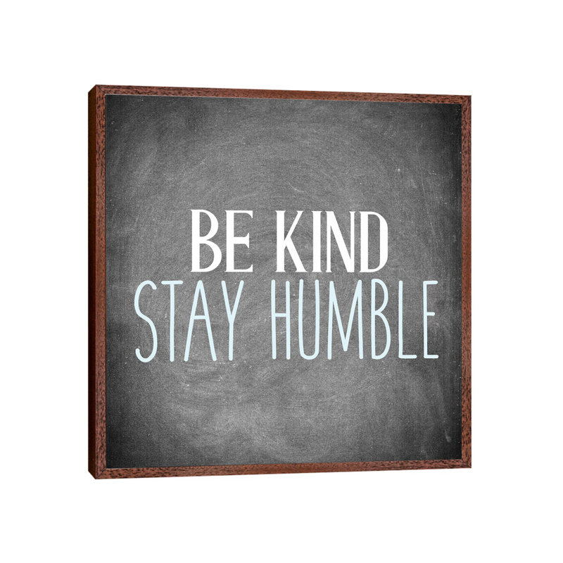Be Honest I by Kimberly Allen - Print on Canvas, 66.04cm H x 66.04cm W x 3.81cm D, Classic Brown Wood Framed