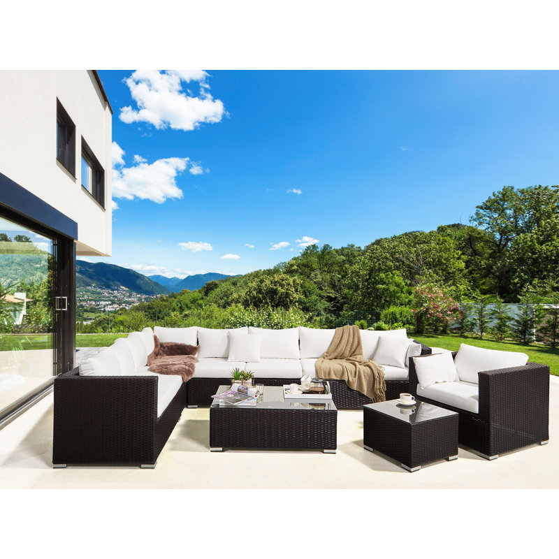 Garden Cushion Cover, White