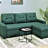 Convertible L-Shaped Sectional Sleeper Sofa Bed-928520535
