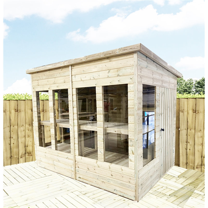 Radek 12 x 9 Ft. Tongue and Groove Summer House