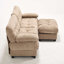 Canapé modulaire avec assise profonde et repose-pieds-865439480