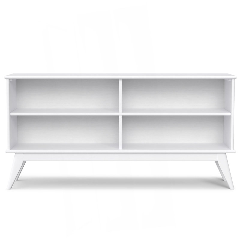 Bibliothèque basse Draper, Blanc