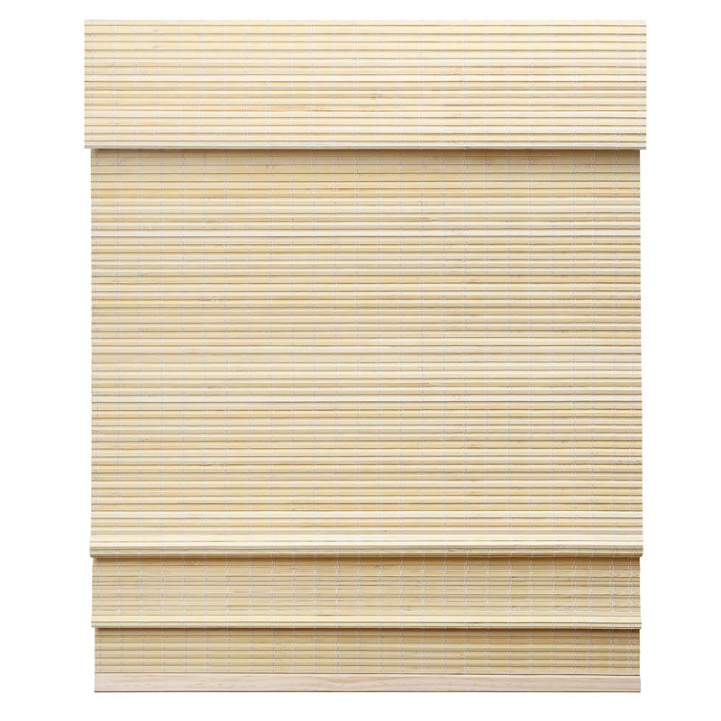 Light Filtering Bamboo Roman Shade, 48"W x 60"L