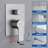 Ceiling Rain Shower System With Tub Spout 3 Function Shower Faucet Set Contain 12 Inch Shower Head And Handheld Shower Trim Kit Valve Cartridge Included-125491399