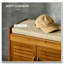 Banc à chaussures avec armoires de rangement, banc d'entrée en bambou avec coussin de siège, 3 portes et compartiment caché pour le couloir, brun