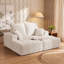 Chaise longue d'intérieur comprimée à un accoudoir, 160 cm (62,99 po) de long — Élément modulaire unique, composant de canapé d'angle livré roulé avec ressorts ensachés, aucun assemblage requis pour le salon, vert-269521630-269521616