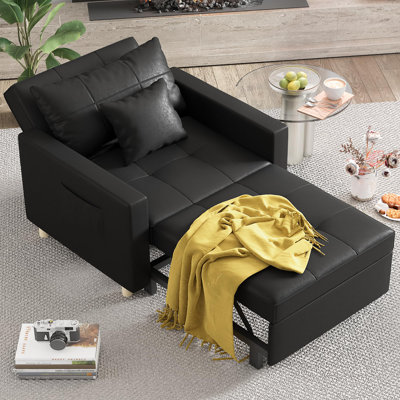 Emma-Leigh 1 Seater Fabric Accent Chairs Bed