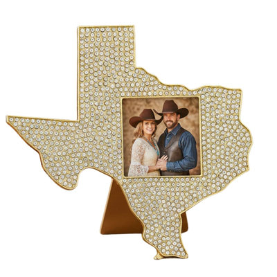 Crystal Texas Picture Frame