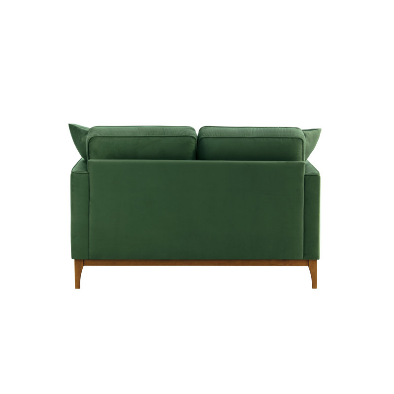Jaap 2 Seater Sofa, Walnut, Green