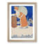 Father Christmas with Reindeer - Picture Frame Painting Print-55731304-55731307