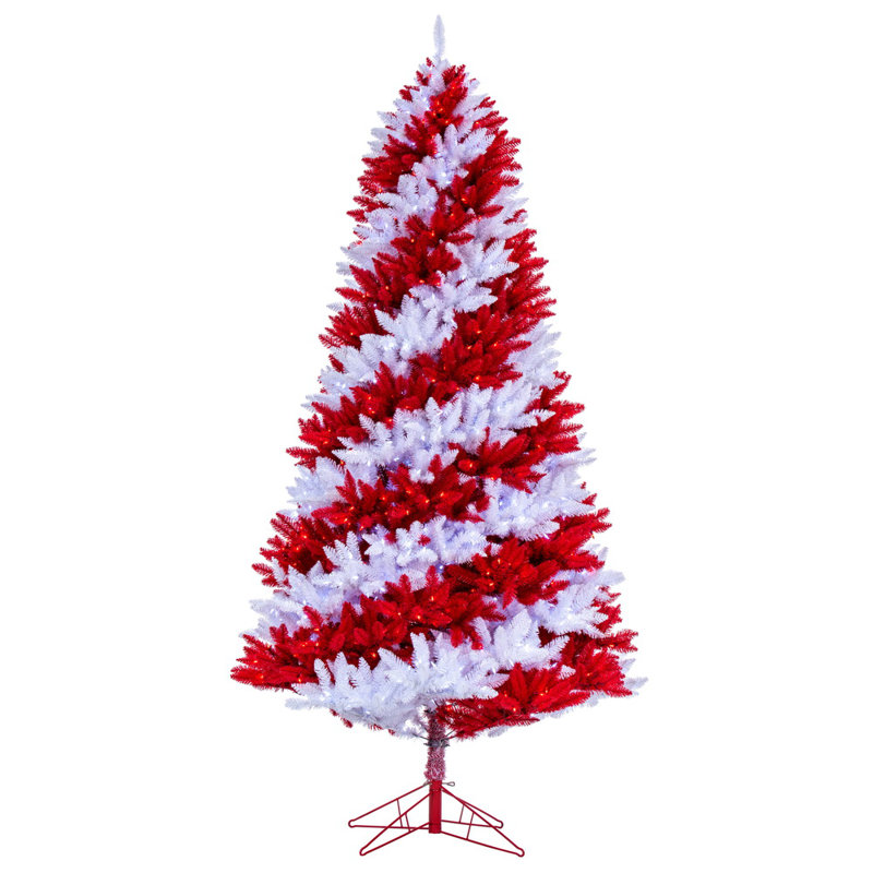 Gu 9' H Lighted Artificial Pine Christmas Tree