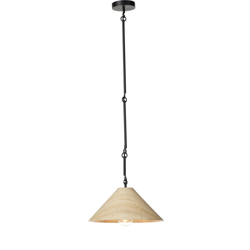 Luminaire suspendu conique à 1 lumière Becht