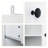 70.9'' H X 23.6'' W Bookcase And Kitchen Pantry With Glass Doors 2Pcs