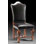 Upholstered Side Chair in Black