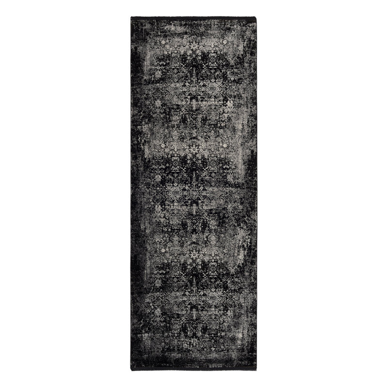 Django Abstract Hand Woven Area Rug, Runner 80 x 200cm