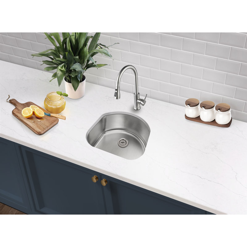 Undermount Single Bowl Stainless Steel Kitchen Sink
