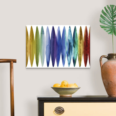 Reproduction d’art sur toile, "Watercolor Surfplanches 2" par David Moore