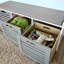 Segars Polyester Upholstered Storage Bench-1287539634