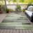 Machine Washable Indoor/Outdoor Xhevrie Green Rug-112027957
