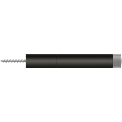 Pare-chocs de porte de plinthe Deltana BDS450U10B, laiton massif bronze huilé