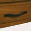 Petite table de coin triangulaire 33,8 po, table de coin en bois pour petits espaces / salon, table de bout à 3 niveaux avec pieds en bois massif-125745553