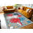 The Holiday Aisle® Washable Indepence Day Firecraker Summer Holiday Rug-520362625