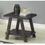 Table de bout contemporaine en bois à finition anthracite Athens-166438266-166438263