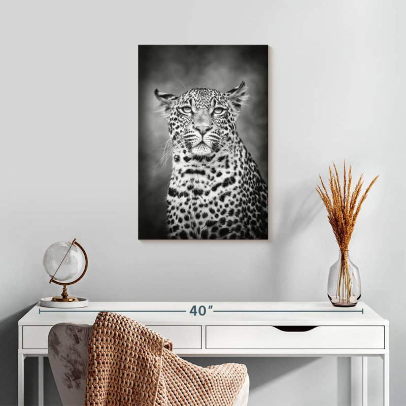 Brampt Young Leopard, 24" H x 16" W