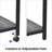 30.3'' H x 23.6'' W Printer Stand with Charging Station And Wheels-101271469