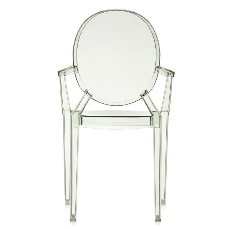 Louis Ghost Outdoor Dining Armchair, Green