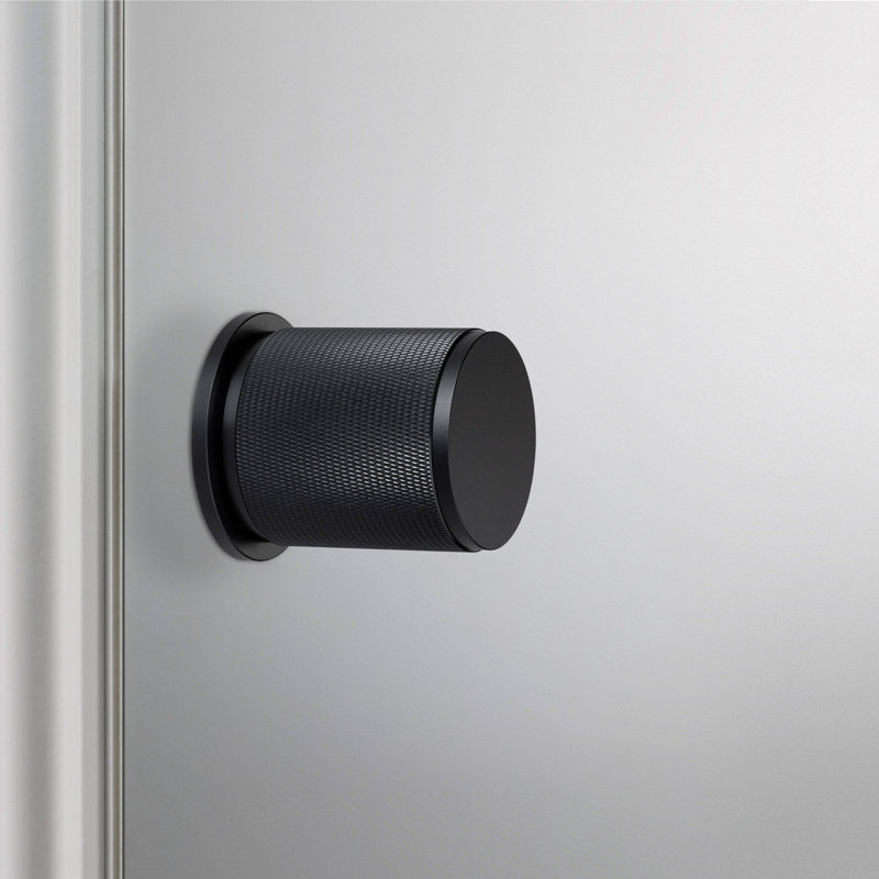 Bouton de porte / conventionnel / passage / croix, Noir, noir, noir, noir