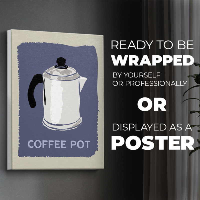 Modern Coffee I - Impression sur toile seulement - NON CADRE, H 27 po x l 18 po