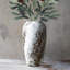 Vase de plancher en céramique rustique, décor de ferme fait à la main pour le salon, le vestibule, les centres de table, le mariage et les cadeaux-257385402-257385404