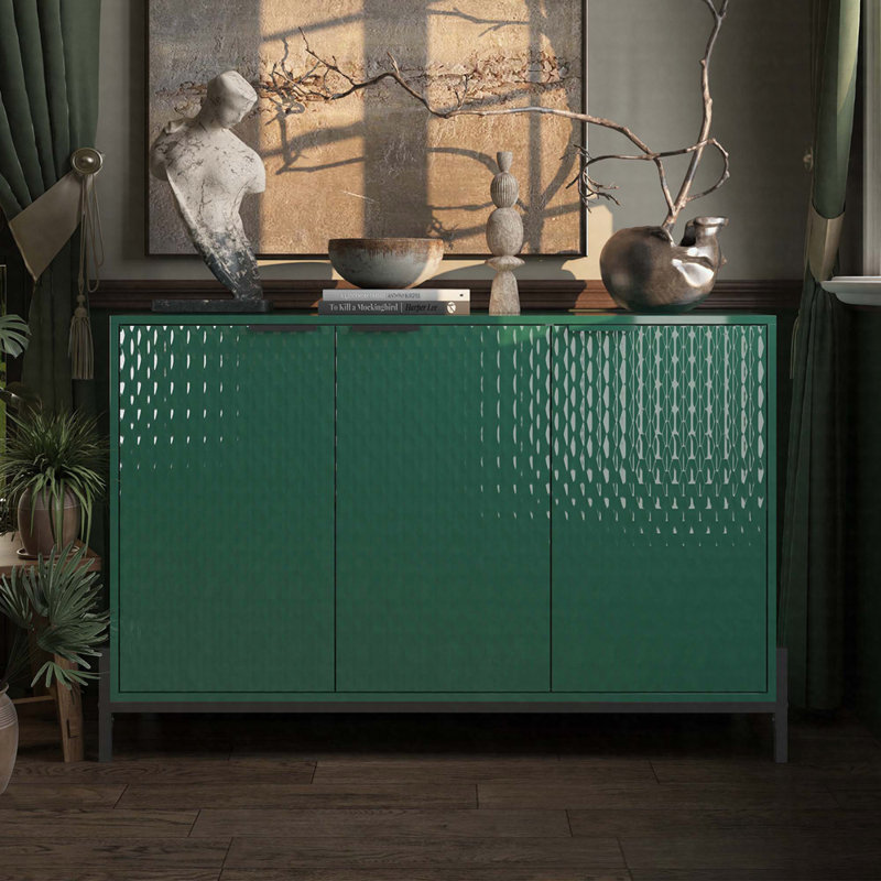 Tiet Sideboard, Green, 31.5" H x 48.8" W x 15.74" D