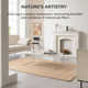 Thames Ivory/Brown with Backing Area Rugs