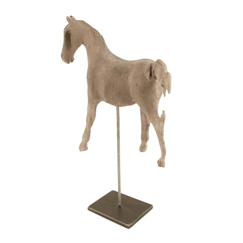 Resin Horse In Stand