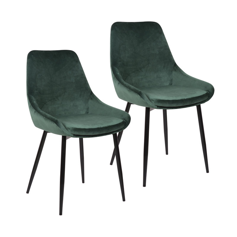 Rocio Upholstered Dining Chair, Green