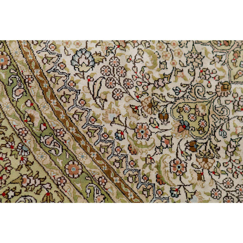 Hand Woven Silk Oriental Area Rug