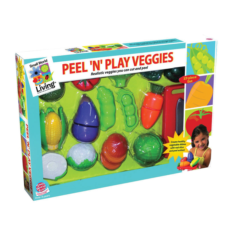 Ensemble de nourriture pour jouer à légumes