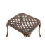 Table d'extérieur en aluminium noir - Mobilier de patio à dossier réglable et résistant aux intempéries avec revêtement antirouille pour le jardin et la terrasse-1142736101