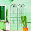 Ensemble de 2 treillis de jardin en métal 71 po x 19,7 po Premier, antirouille pour grimper des fleurs à l'extérieur, noir, procédure d'assemblage simple, avec revêtement galvanisé, paquet d'utilisation polyvalent 19,7 po, rouille - plante d'extérieur-121594810
