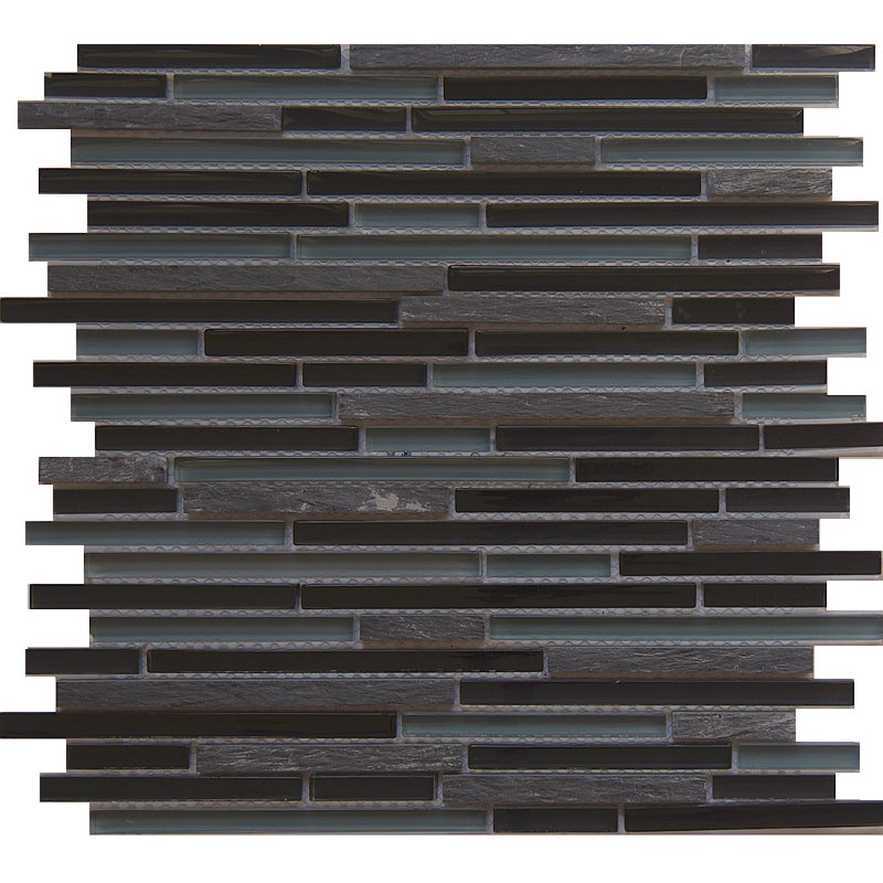Horizon Linear Polished Tile, Gray/Brown