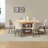 Extendable Dining Table Set With Modern Design And Storage For Home