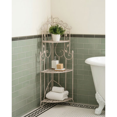 Iron Bathroom Shelves